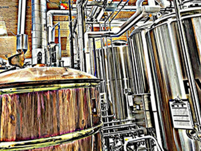 Beer brewery factory