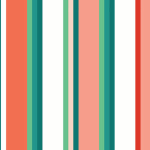 AVALON STRIPES ORANGE WHITE GREEN