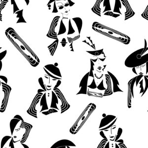 LADIES FASHION WEEK BLACK & WHITE