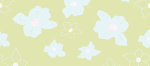 blossoms shower citrus green surface pattern design from DnovoDesign.com