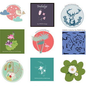 icons showing different design collection icons