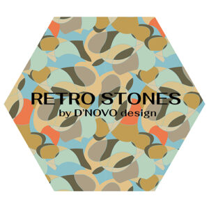 Retro Stones Surface Pattern Designs by D'NOVO Design