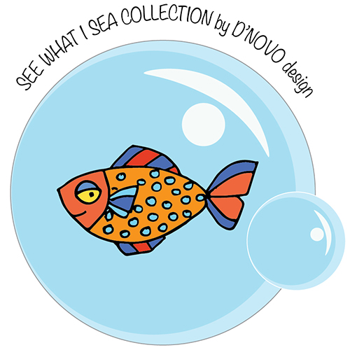 See What I Sea Collection Surface Pattern Designs by D'NOVO Design