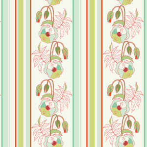 POPPY VINE STRIPES